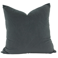 NF Living Cushion - Aria Feather Filled Velvet - Grey 55x55cm