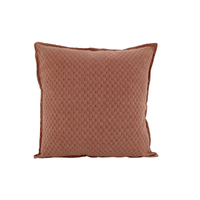 NF Living Waffle Cushion - Matteo - Rust 50x50cm