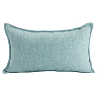 NF Living Linen Cushion - Sky Blue Lumber 30x50cm