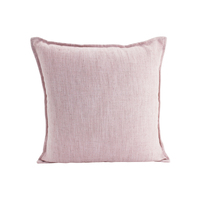 NF Living Linen Cushion - Baby Pink 55x55cm