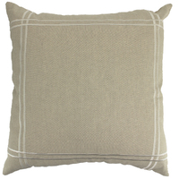 NF Living Gizmo Linen Cushion - Beige 50x50cm