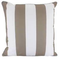 NF Living Outdoor Cushion - Latte Stripe 50x50cm