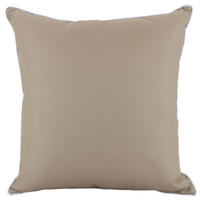 NF Living Outdoor Cushion - Latte Basic with Piping 50x50cm