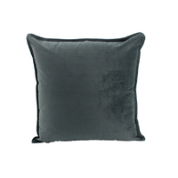 NF Living Velvet Cushion - Smoke 45x45cm