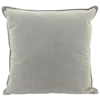 NF Living Velvet Cushion - Light Grey 45x45cm