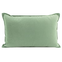 NF Living Velvet Lumbar Cushion - Sage 30x50cm