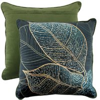 NF Living Velvet Cushion - Take It or Leaf It 50x50cm