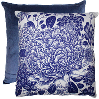 NF Living Velvet Cushion - What In Carnation 50x50cm