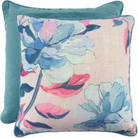 NF Living Linen Cushion - Moody Blooms 50x50cm