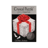 DAMAGED BOX - 3D Crystal Puzzle - Gift with Red Ribbon