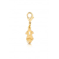 Disney Couture Kingdom - Cinderella - Door Handle Necklace Charm Yellow Gold