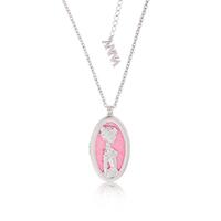 Disney Couture Kingdom - Frozen - Anna Cameo Necklace White Gold