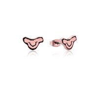 Disney Couture Kingdom - The Lion King - Simba Head Stud Earrings Rose Gold