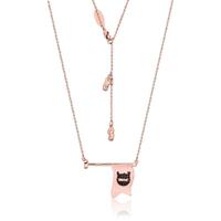 Disney Couture Kingdom - Dumbo - Flag Necklace Rose Gold