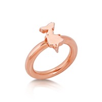 Disney Couture Kingdom - Alice in Wonderland - Signature Ring Rose Gold Small