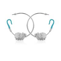 Disney Couture Kingdom - Toy Story - Bo Peep Hoop Earrings White Gold