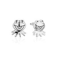 Disney The Muppets Couture Kingdom - Kermit The Frog - Stud Earrings Silver