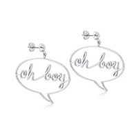 Disney Couture Kingdom - Mickey Mouse - Oh Boy Earrings Silver