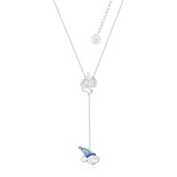 Disney Couture Kingdom - Fantasia - Sorcerer Mickey Lariat Necklace White Gold