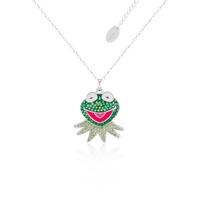 Disney The Muppets Couture Kingdom - Kermit The Frog - Crystal Necklace Silver