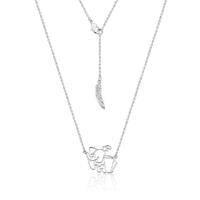 Disney Couture Kingdom - Dumbo - Outline Necklace White Gold