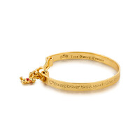 Disney Couture Kingdom - Winnie the Pooh - Charm Bangle Yellow Gold