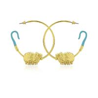 Disney Couture Kingdom - Toy Story - Bo Peep Hoop Earrings Yellow Gold