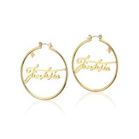 Disney Couture Kingdom - Fantasia - Hoop Earrings Gold