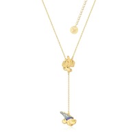 Disney Couture Kingdom - Fantasia - Sorcerer Mickey Lariat Necklace Yellow Gold