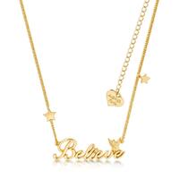 Disney Couture Kingdom - Tinkerbell - Believe Necklace Yellow Gold