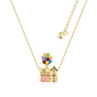 Disney Couture Kingdom - Up - House Necklace Yellow Gold