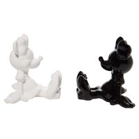 Disney Ceramics Salt and Pepper Shaker Set - Black & White Minnie Mouse