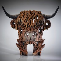 Edge Sculpture - Highland Cow Bust