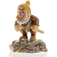 English Ladies Snow White and the Seven Dwarfs - Diamond Mine Sneezy Figurine