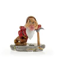 English Ladies Snow White and the Seven Dwarfs - Diamond Mine Grumpy Figurine