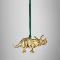 Waterford Golden Triceratops Hanging Ornament