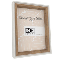 NF Living Boxed Frame - White 5x7"