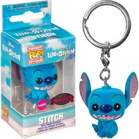 Pop! Vinyl Keychain - Lilo & Stitch - Stitch Flocked US Exclusive