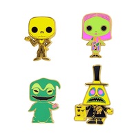 Loungefly Disney The Nightmare Before Christmas - Blacklight Enamel Pin Set