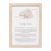 Splosh Gift Of Words plaque - To My Child