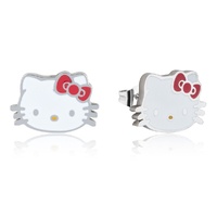 Sanrio Couture Kingdom - Hello Kitty - Stud Earrings Silver