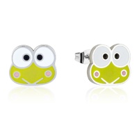 Sanrio Couture Kingdom - Keroppi - Stud Earrings Silver