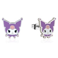 Sanrio Couture Kingdom - Kuromi - Stud Earrings Silver