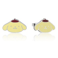 Sanrio Couture Kingdom - Pompompurin - Stud Earrings Silver