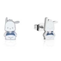 Sanrio Couture Kingdom - Pochacco - Stud Earrings Silver