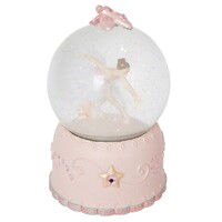 Russell Collection Resin Snow Globe - Ballerina with Music