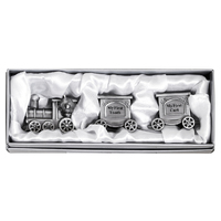 Russell Collection Tooth & Curl Boxes - Mint Train with Cars