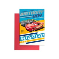 Hallmark Card - Disney Pixar Cars Birthday Boy Activity Card