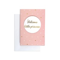 Hallmark Card - Welcome Little Princess Baby Card