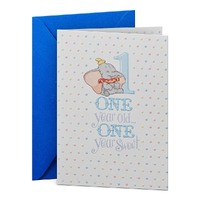 Hallmark Card - Disney Dumbo 1 Year Old Birthday Card